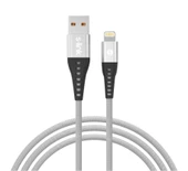 S-Link SL-STM60T 3A Fast Şarj Apple Lightning Gri Data + Sarj Kablosu Uyumlu - 1