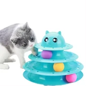 Eğlenceli Üç Katlı Kedi Oyuncağı Seti Oyuncağı - 3