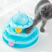 Eğlenceli Üç Katlı Kedi Oyuncağı Seti Oyuncağı - 1