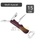 Tirbişon Paslanmaz Şişe Açacağı Çelik Multi Açacak 13 cm - 3