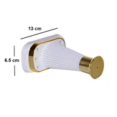 (4 ADET) Mobilya Kanepe Koltuk Ünite Ayağı 15 Cm Beyaz Gold Baza Yükseltici Ayakları thumbnail 5