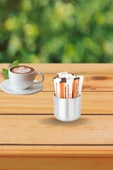 Şeker Kabı Paslanmaz Stick Şekerlik Çelik 7 cm - 3