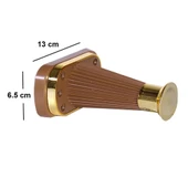 (4 ADET) Mobilya Kanepe Koltuk Konsol Ünite Ayağı 15 Cm Kahve Gold Baza Yükseltici Ayakları thumbnail 5