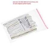 660 Adet 1R/1Mr 0805 Kılıf Smd Direnç Seti %1 33 Farklı Değerde Şeffaf Poşette - 1
