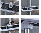 Banyo Duş Rafı Şampuanlık Sabunluk Organizer - 5