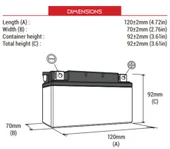 BS BATTERY BB4L-B  (DRY) Motosiklet Aküsü - 2