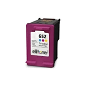 Elittoner HP Mürekkep Kartuş No:652 Renkli - F6V24A - 1