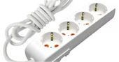 Mutlusan Rı-Tech 4lü Topraklı 1 Metre  Grup Priz (001 175 410002 01 00) - 1