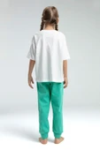 Toontoy Kız Çocuk Önü Baskılı Pijama Takım - 6