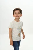 Toontoy Erkek Çocuk Balonlu Ayı Baskılı Tişört - 2