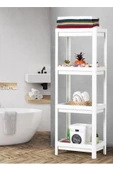 Shelf 3 Katlı  Raf Ünitesi -  Mutfak - Banyo  Depolama Rafı - 4
