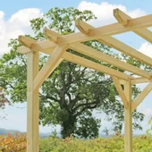 iAhşap Veranda Ahşap 3x3 metre Pergole Gölgelik Kamelya p12 - 4