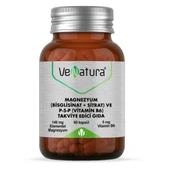 VeNatura Magnezyum (Bisglisinat+Sitrat) ve P5P (Vitamin B6) 60 Kapsül - 1