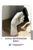 El şeklinde dekoratif mermer desenvazo - 3