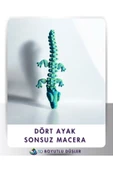 FLEXİ TİMSAH ÇİFT RENK YEŞİL MAVİ 25 CM BOY - 3