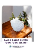 Deniz Kabuğu Modern Vazo - 1