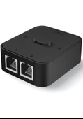 2 Giriş 1 Çıkış / 1 Giriş 2 Çıkış Manuel Ethernet Anahtarı | 1000Mbps RJ45 Splitter - 4