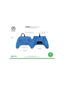 PowerA Xbox Kablolu Oyun Kolu Lisanslı Series x S Uyumlu Mavi Windows Pc Uyumlu(VİTRİN ÜRÜNÜ) - 1