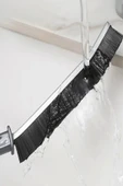 İnce Kıl Temizlik Fırçası Banyo Mutfak Pencere Oluk Klozet Kenarı Kavisli Detay Temizleme Fırçası - 3