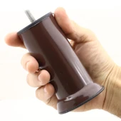 Mobilya Kanepe Baza Koltuk Yükseltici Destek Ayağı Metal M8 Civata Kahvrengi 12 cm Ayak (4 Adet) thumbnail 6