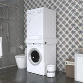 Kenzlife çamaşır&bulaşık makinesi dolabı kakılı byz 015*074*74 banyo aparatı 70*70 iç hacim thumbnail 1