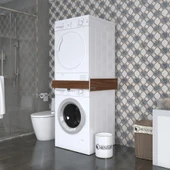 Kenzlife çamaşır&bulaşık makinesi dolabı kakılı cvz 015*074*74 banyo aparatı 70*70 iç hacim thumbnail 1