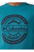 Columbia CSC Button Badge Erkek Kısa Kollu Tişört CS0387 thumbnail 9