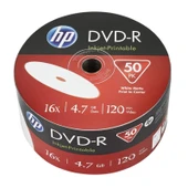 HP DVD-R 16X Inkjet Printable 4,7GB 50'Li Spindle - 1