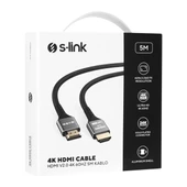 S-link SLX-HD4K05 5 m 4K HDMI Kablo - 1