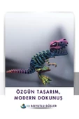 Sevimli İskelet Trex - Hareketli Organik Oyuncak - 3D Baskı - Dinazor çok renkli 30cm boyunda - 6