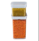Vakumlu Kare Saklama Kabı - 1 litre - 5