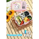 Vagonlife Lunch Box 820 ml Tek Kat Üç Bölmeli Sos Kaseli Yeni Nesil Sefer TASI-FFLBOX10283 - 3