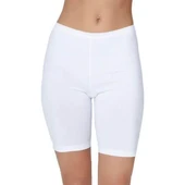 3 Adet Çift Kaplan Bayan Elastanlı Uzun Şort Boxer 611 thumbnail 1