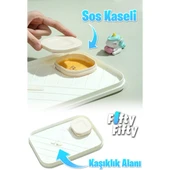 Vagonlife Lunch Box 820 ml Tek Kat Üç Bölmeli Sos Kaseli Yeni Nesil Sefer TASI-FFLBOX10283 - 4