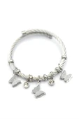 Kelebek Charm Bilezik - Gümüş - 1