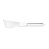 İnoks Eğri Krep Spatulası Krep Omlet Çevirici - 1