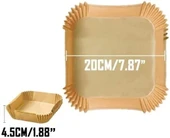 Airfreyer Fritöz Kağıdı Kare XL / XXL 50li - 4