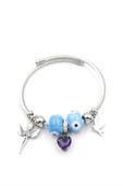 Melek Charm Bilezik - Gümüş - 1
