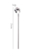 Paslanmaz Metal 2 li Kaşıklı Pipet Fırça Seti - 3