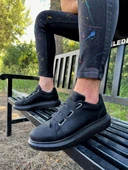 Knack Sneakers Ayakkabı 889 Siyah (Siyah Taban) - 1