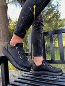 Knack Sneakers Ayakkabı 889 Siyah (Siyah Taban) - 3