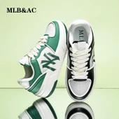 Unisex Kalın Tabanlı Spor Ayakkabı (Siyah - Beyaz) thumbnail 9