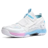 Unisex Badminton Ayakkabısı (Beyaz - Mavi) thumbnail 8