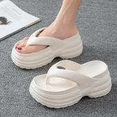 Kadın Yüksek Topuklu Terlik Sandalet (Kahverengi) thumbnail 4