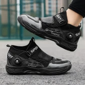 Unisex Badminton Ayakkabısı (Beyaz - Mavi) thumbnail 4