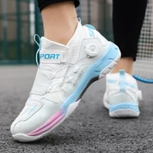 Unisex Badminton Ayakkabısı (Beyaz - Mavi) thumbnail 2