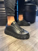 Yüksek Taban Günlük  Ayakkabı 144  Siyah (Siyah Taban) thumbnail 4