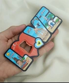 Magnet Açacak Gazoz Şişe Açacağı Mıknatıslı Buzdolabı Süsü Turizm Antalya Görselli - 3