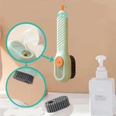 Deterjan Hazneli Süet Bot Nubuk Ayakkabı Temizleme Fırçası Mutfak Banyo Fırçası Çok Amaçlı - 1