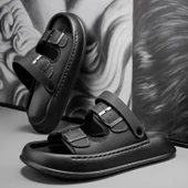 Erkek Platform Sandalet (Siyah) thumbnail 7